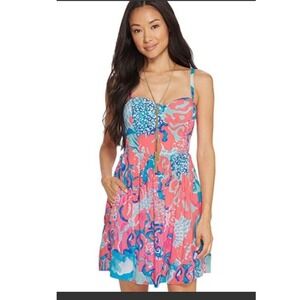 Lilly Pulitzer Christine Dress 4‎ Resortwear vacation beach flattering coastal